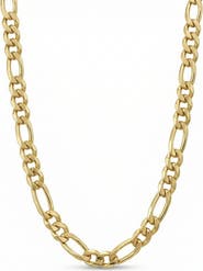 Bliss Diamond 14k Gold-filled Solid Figaro Link Chain Necklace