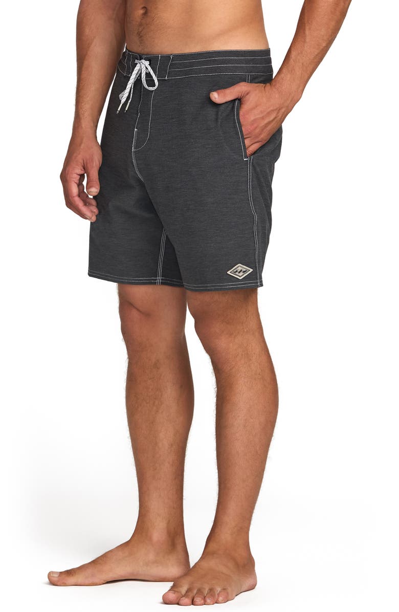 Billabong Every Other Day Lo Tide Board Shorts, Alternate, color, Black