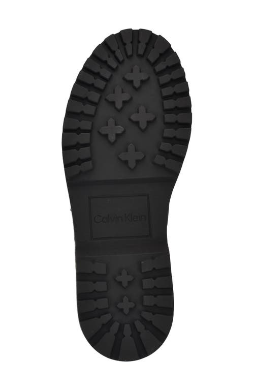 Calvin Klein Saundee Monk Strap Shoe In Brown