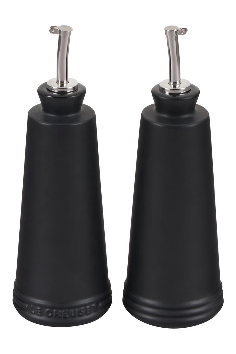 Oil & Vinegar Set, Main, color, BLACK ONYX