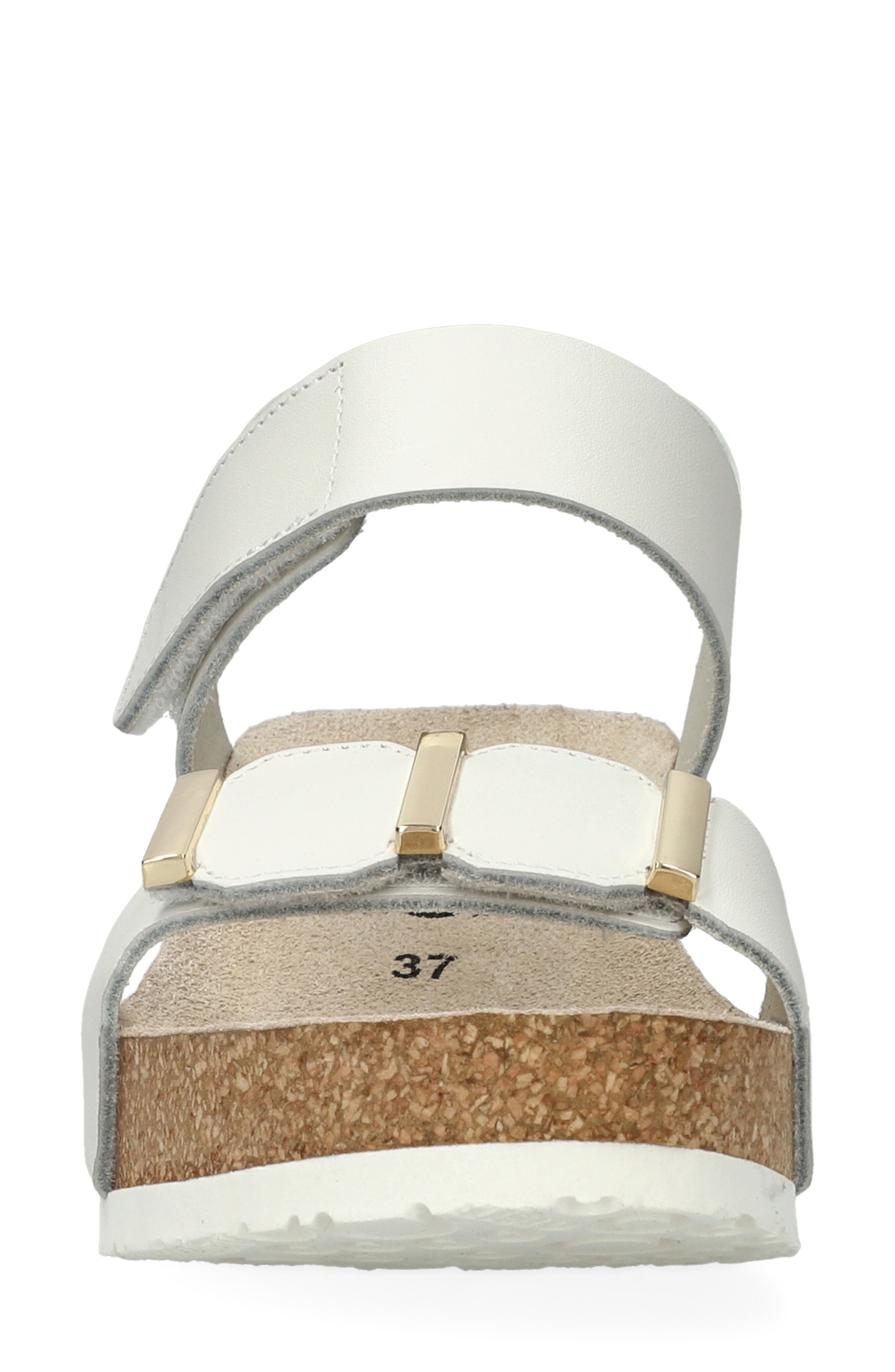 Mephisto Leonore Ankle Strap Sandal, Alternate, color, White