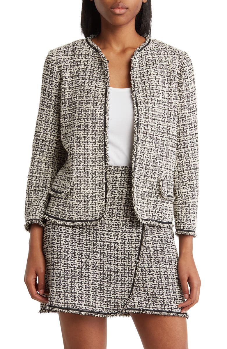 MAX STUDIO Tweed Jacket, Main, color, 
