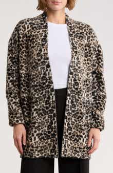 Love Token Layla Faux Fur Cardigan