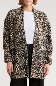 Love Token Layla Faux Fur Cardigan