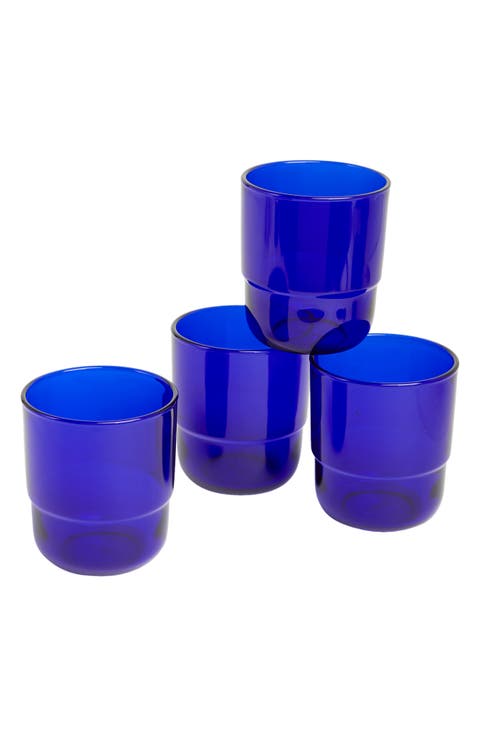 Night & Day Set of 4 Short Glasses