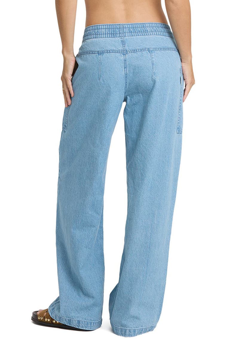 Zonte Saltwashed Wide Leg Pants, Alternate, color, SEA BLUE