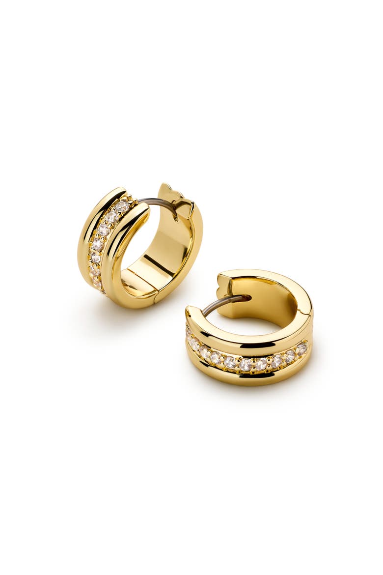 Huggie Earrings - Asher Triple, Main, color, Gold