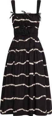 The Lulo Project Bahia Tie Sleeveless Midi Dress