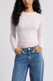 BP. Ribbed Long Sleeve T-Shirt
