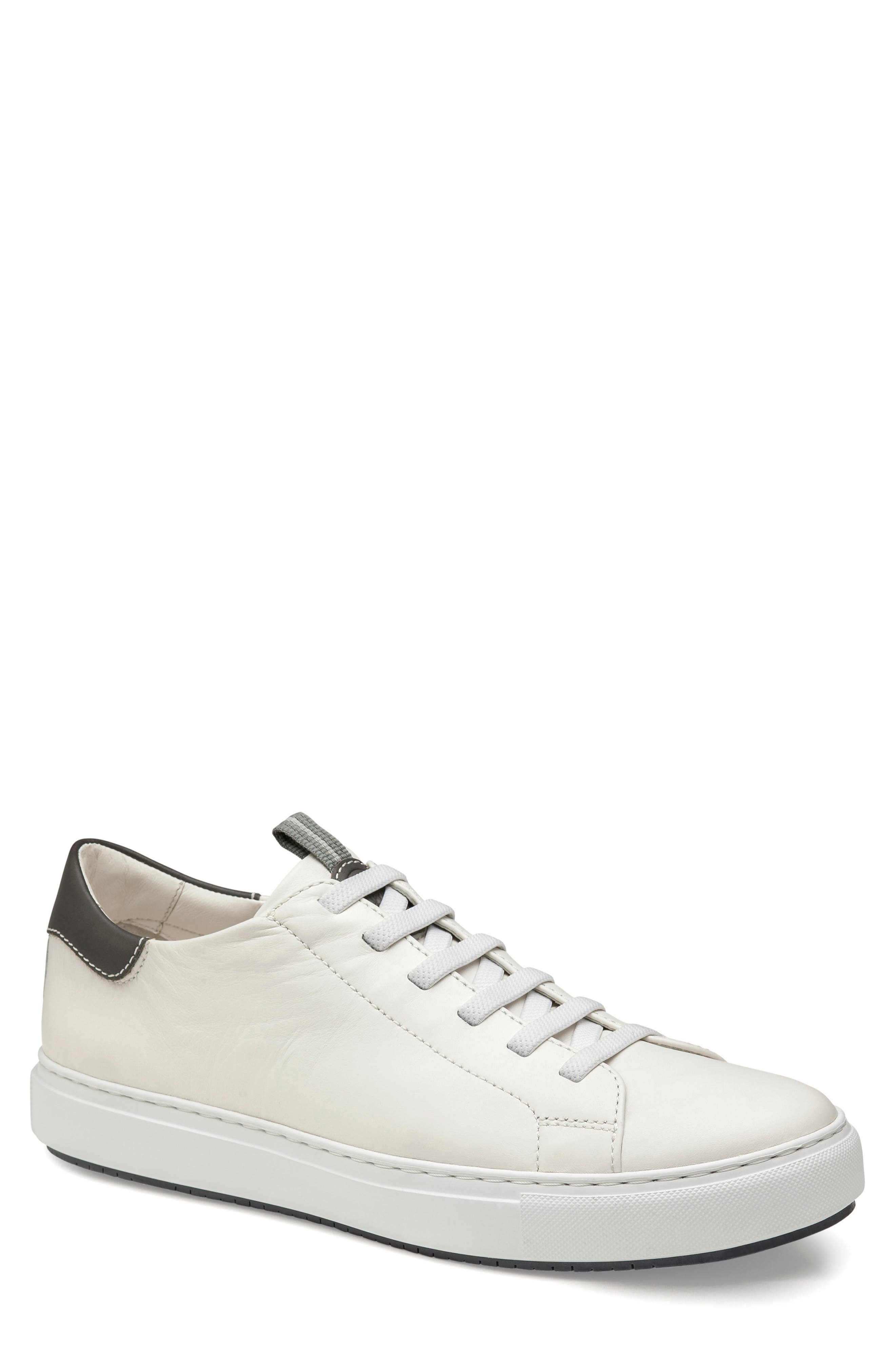 Johnston & Murphy Anson Slip-On, Main, color, White Sheepskin