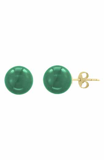 Round Stud Earrings