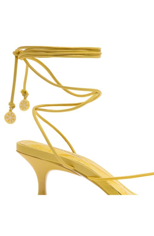 Larroude Women's Nadia Square Toe Strappy Mid Heel Sandals