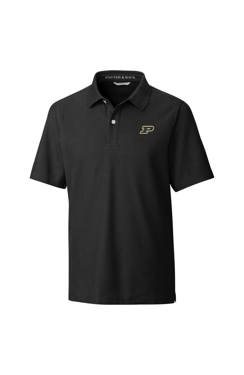 Cutter & Buck Men's Cutter & Buck Black Purdue Boilermakers Breakthrough Polo, Main, color, 
