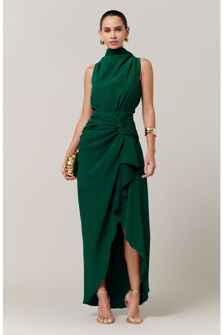 Ursula Midi Dress, Main, color, Emerald