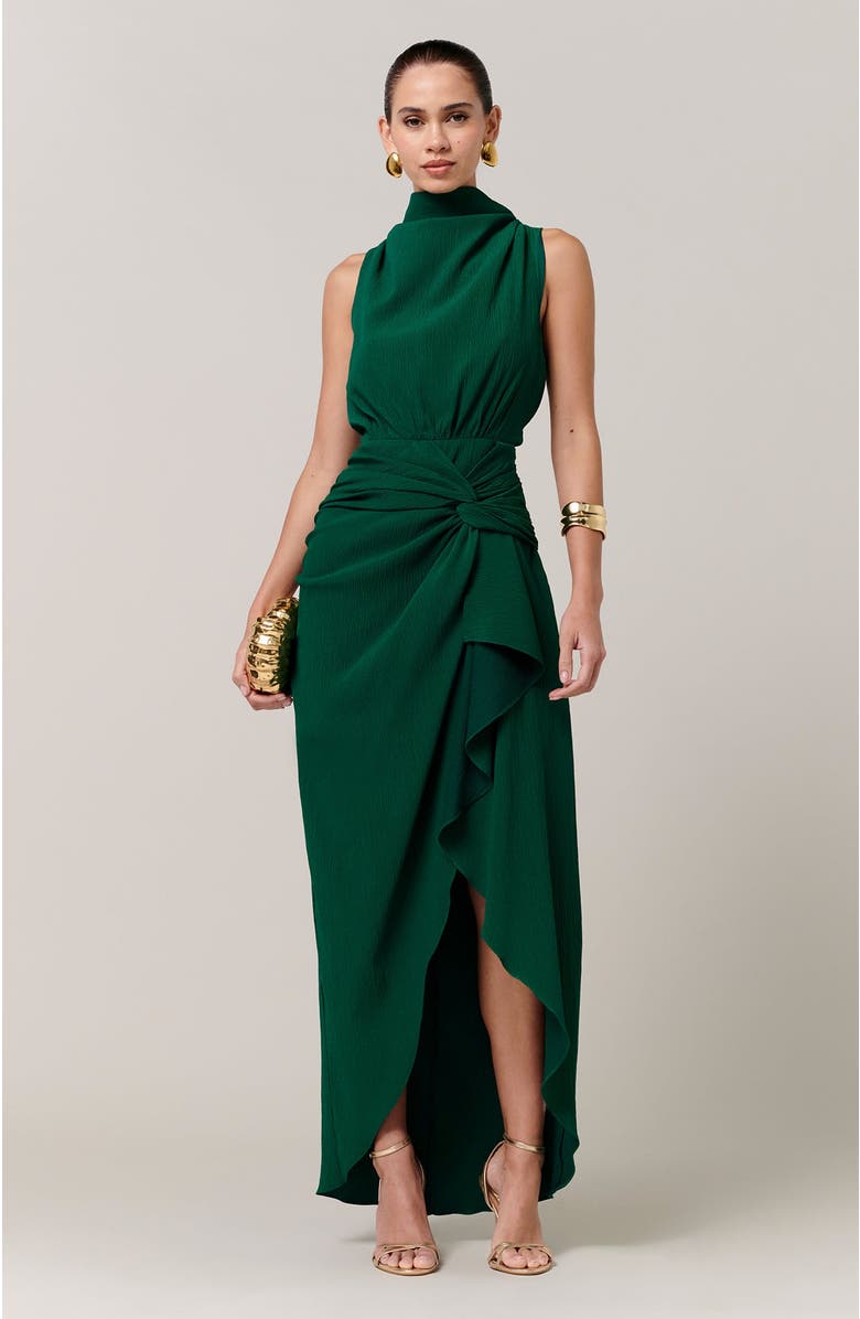 SAVEL Ursula Midi Dress, Main, color, Emerald