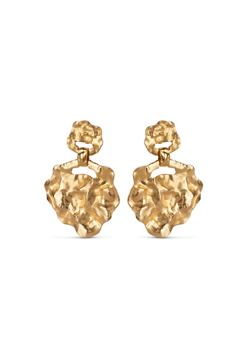 Windy Large Earring, Main, color, Gold