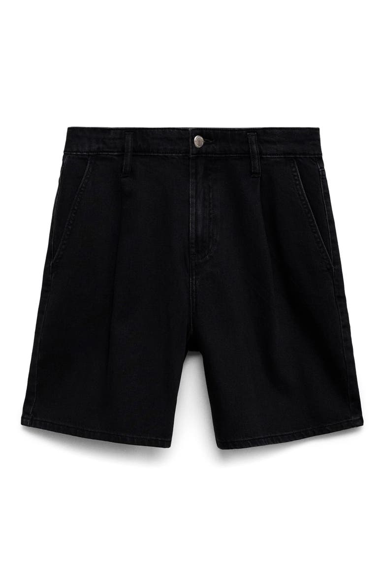Dart Bermuda Shorts, Alternate, color, BLACK DENIM