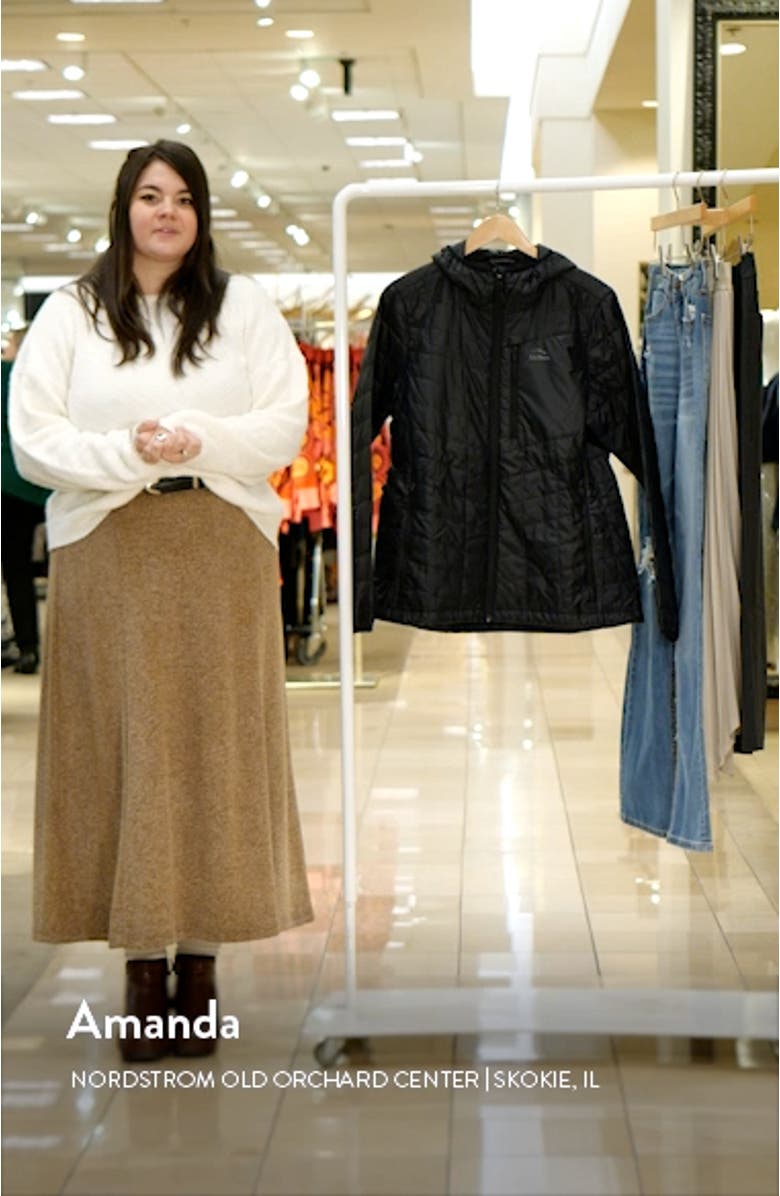 PrimaLoft<sup>®</sup> Packaway Water Resistant Hooded Jacket, sales video thumbnail