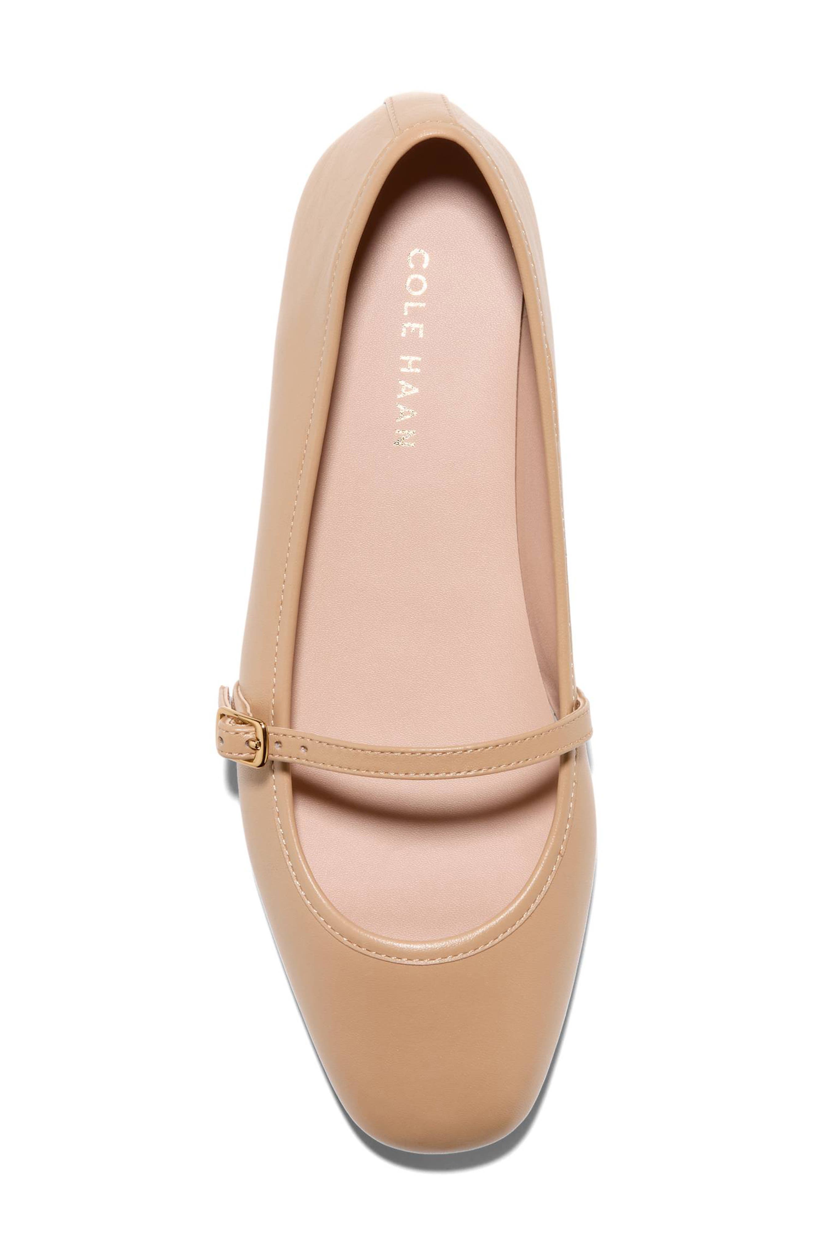Yelena Mary Jane Flat, Alternate, color, TUSCAN SAND LEATHER