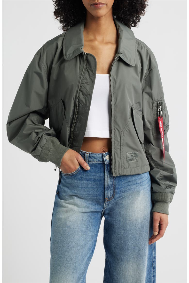 Alpha Industries CWU 36/P Relaxed Flight Jacket (Women) | Nordstrom