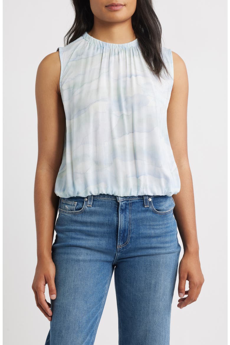 Bubble Tank Top, Main, color, WAVES CAMO PRINT