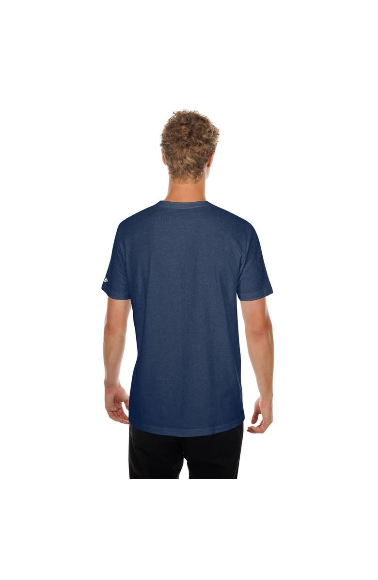 New Era Men's New Era Navy Chicago Cubs Oversized Throwback Distressed T-Shirt, Alternate, color,
