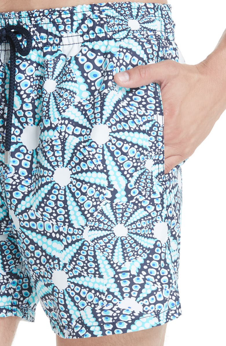 Vilebrequin Oursinade Print Swim Trunks, Alternate, color, 