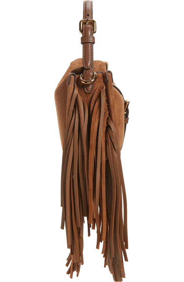 Etro Small Fringe Bag, Alternate, color, Biscotto