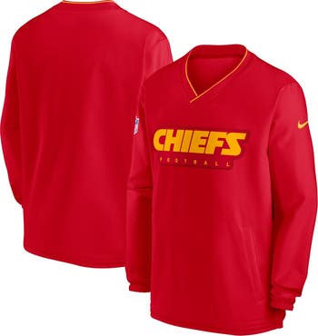 Men's Kansas outlets City Chiefs Nike Red Sideline Team Performance Full-Zip Hoodie