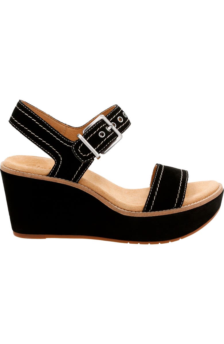 Clarks<sup>®</sup> Aisley Orchid Wedge Sandal, Alternate, color,