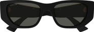 Gucci 53mm Cat Eye Sunglasses
