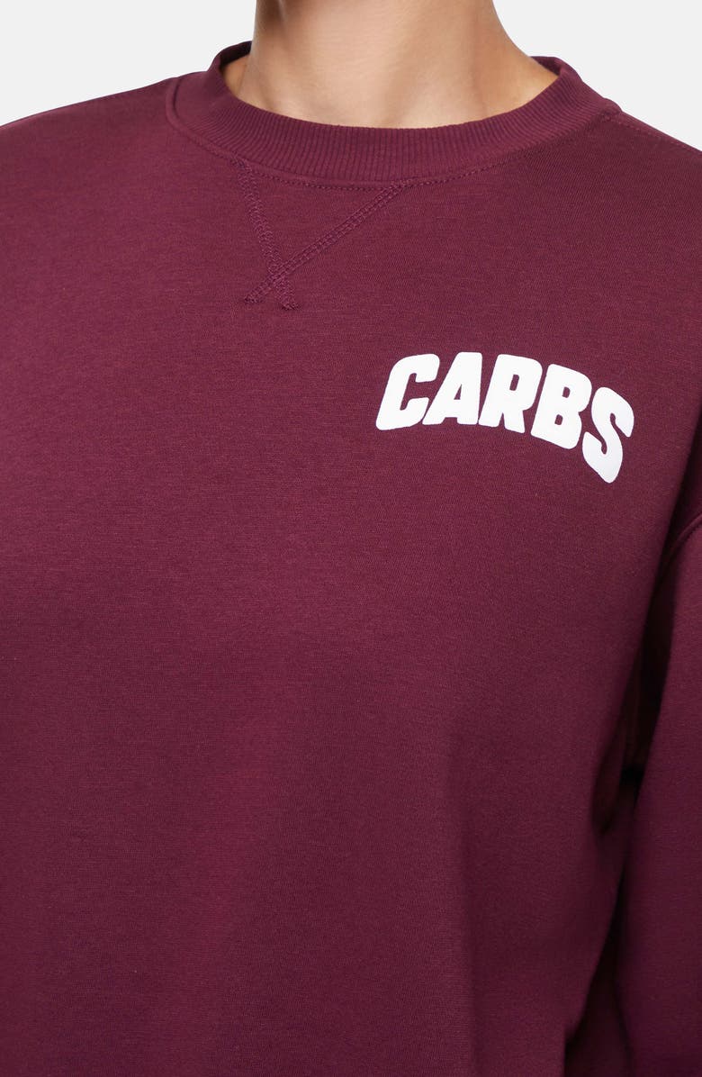 Wildfox Carbs Charlie Sweatshirt, Alternate, color, Fig