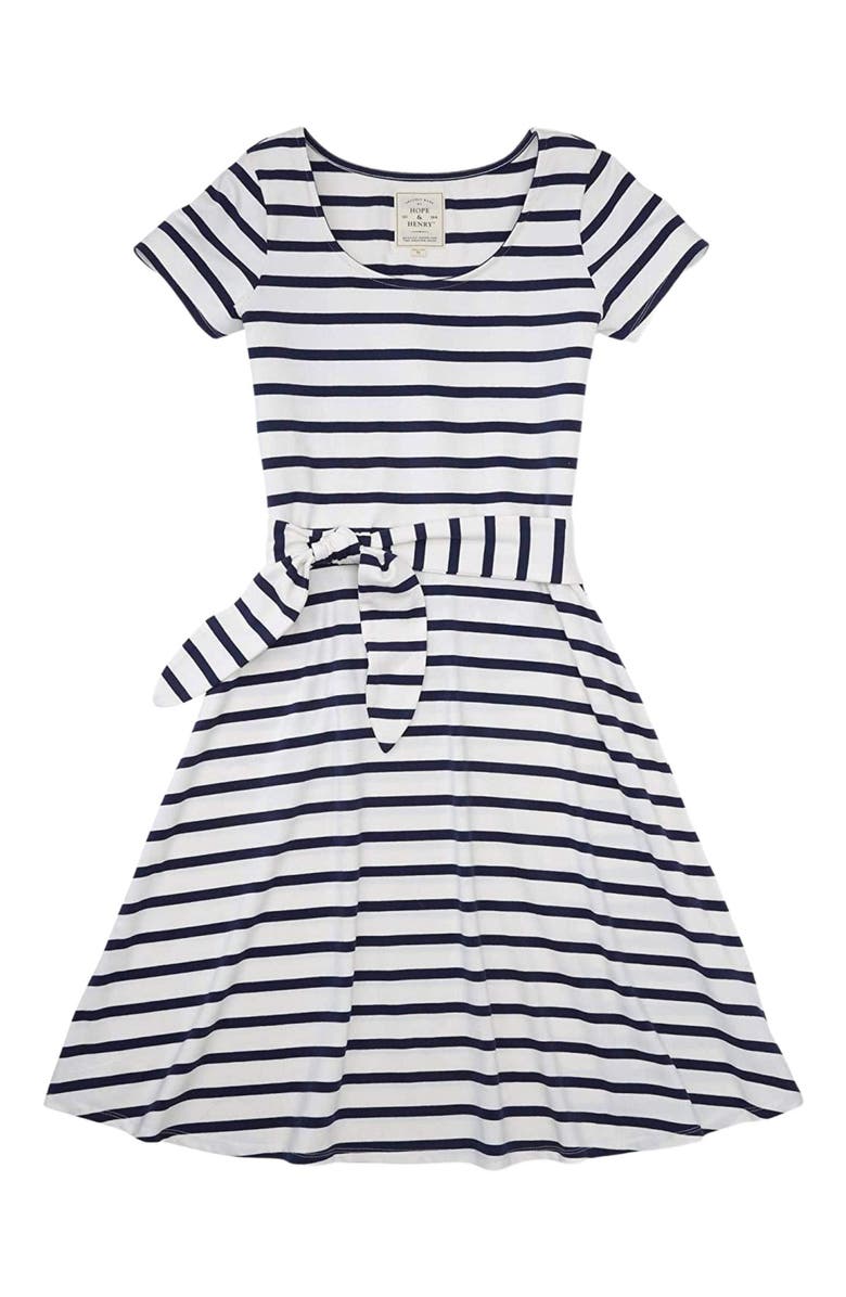 Hope & Henry Women's Organic Tie-Waist Knit Dress, Main, color,