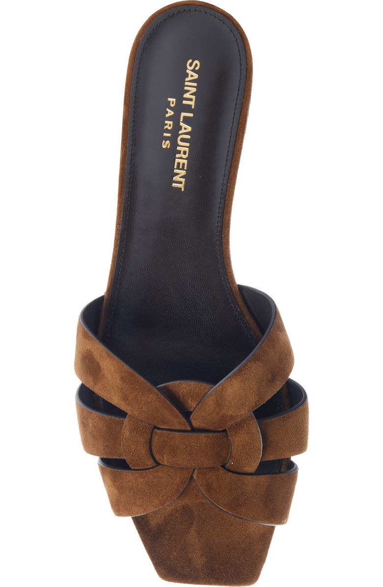 Saint Laurent Tribute Slide Sandal, Alternate, color,