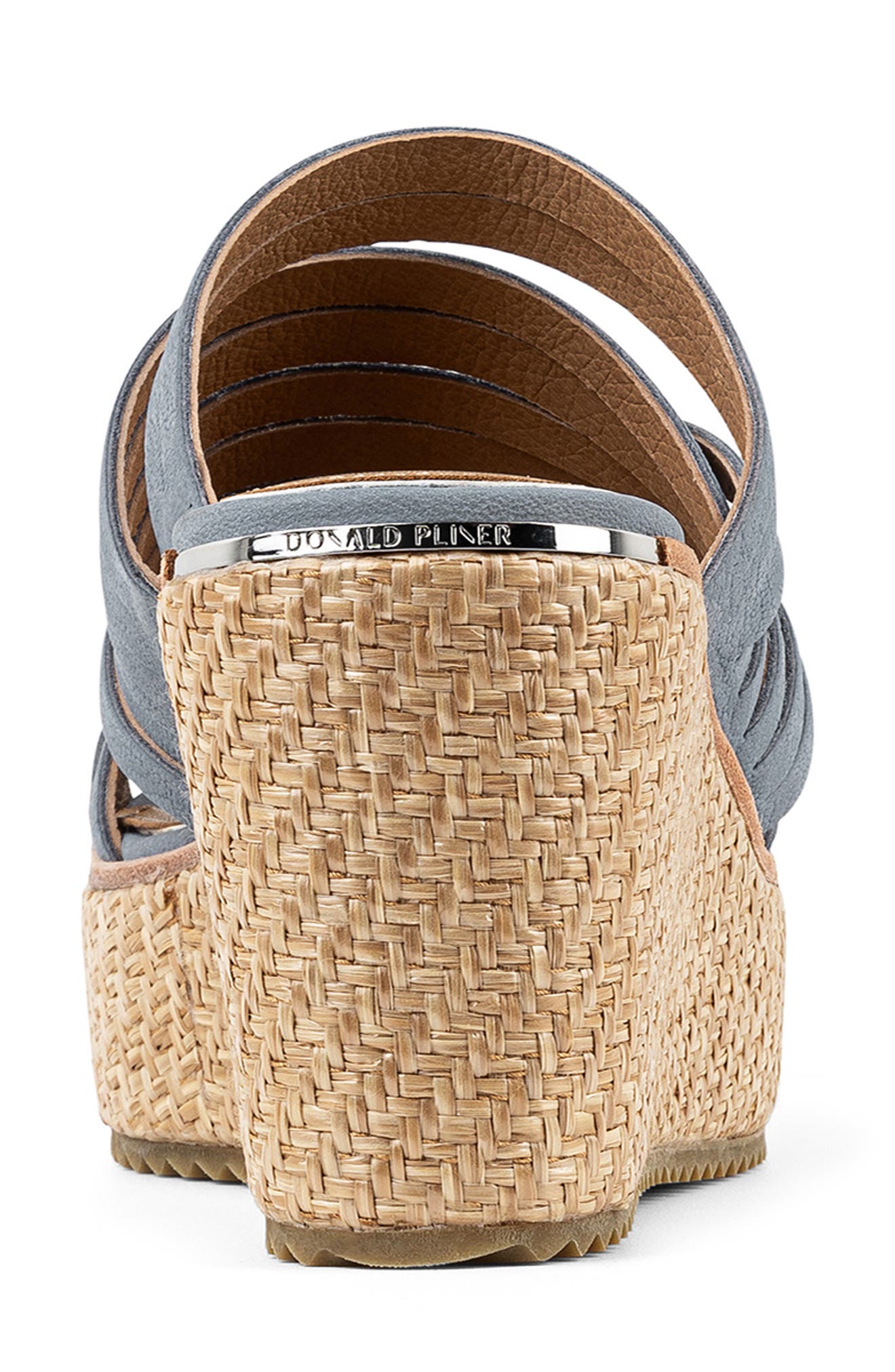 Donald Pliner Platform Wedge Sandal, Alternate, color, Denim