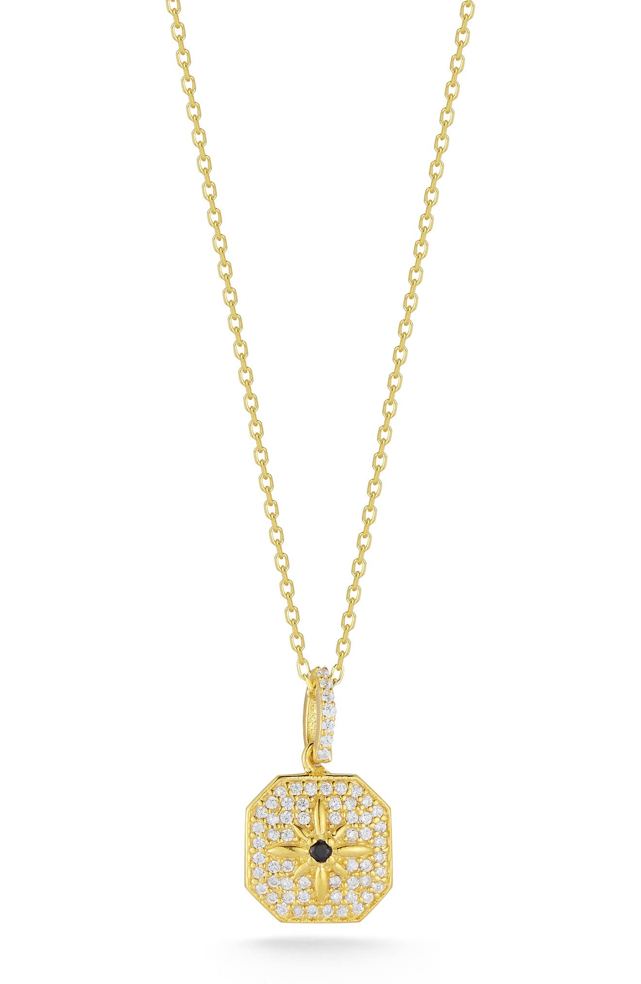 SPHERA MILANO Gold Vermeil Flower Necklace