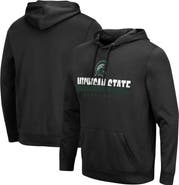 COLOSSEUM Men's Colosseum Black Michigan State Spartans Lantern Pullover Hoodie