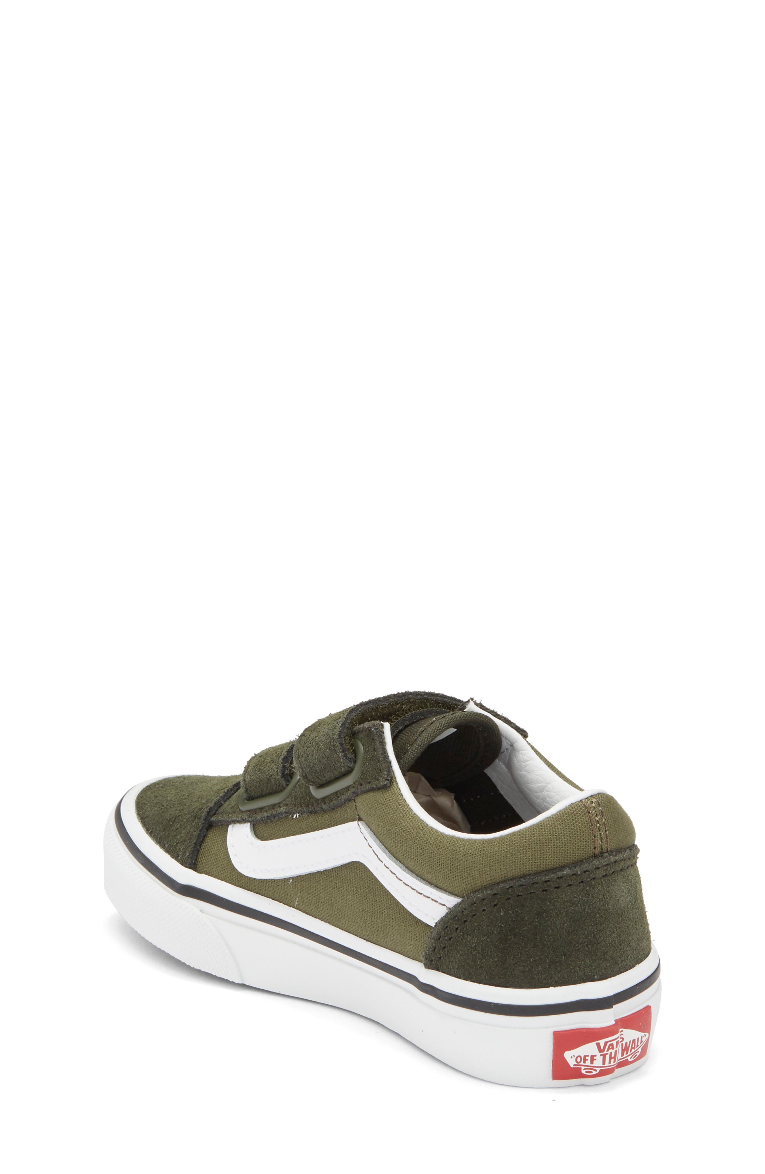 Vans Kids' Old Skool V Sneaker, Alternate, color, 2-Tone Obsidian Fern