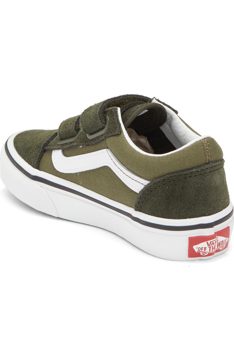 Vans Kids' Old Skool V Sneaker, Alternate, color, 2-Tone Obsidian Fern