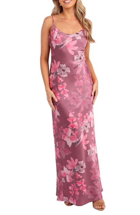 Jamie Floral Print Maxi Slipdress