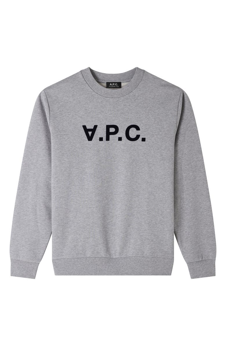 A.P.C. Grand V.P.C. Logo Sweatshirt, Main, color, 