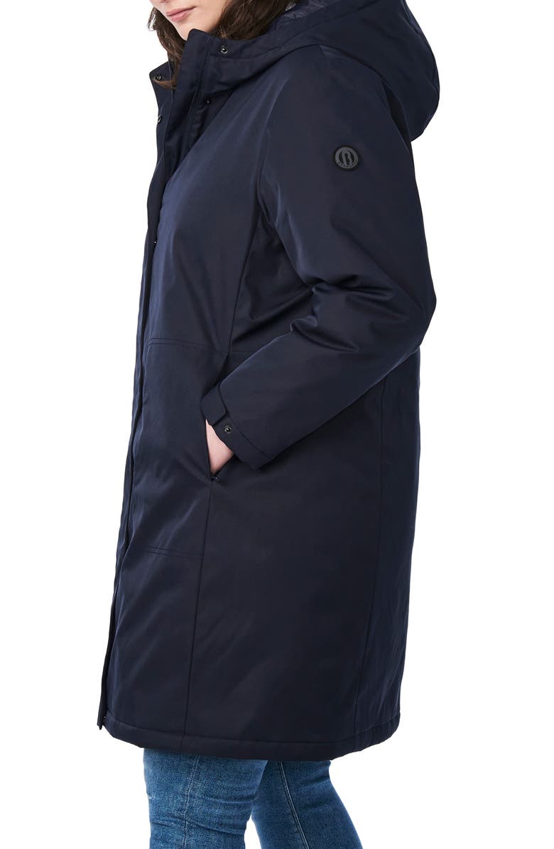 Bernardo Bernado Insulated Hooded Raincoat, Alternate, color, 