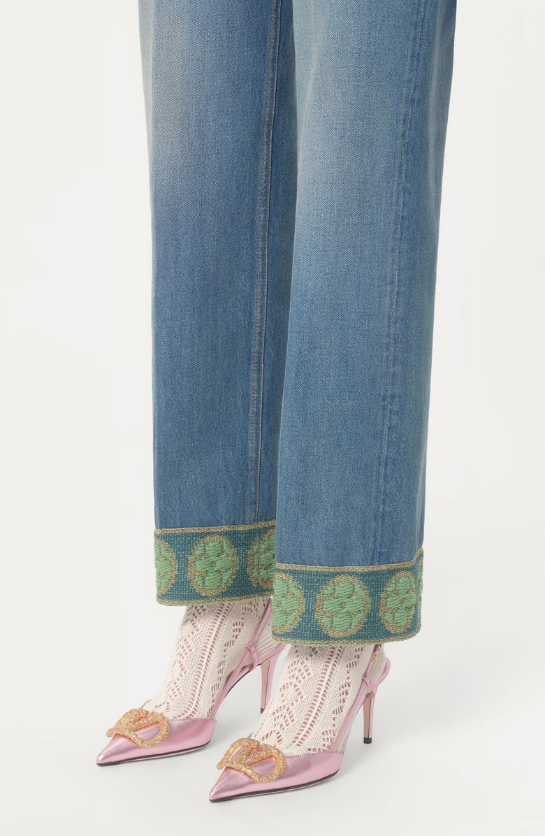 Valentino Garavani VLOGO Pointed Toe Slingback Pump, Alternate, color,