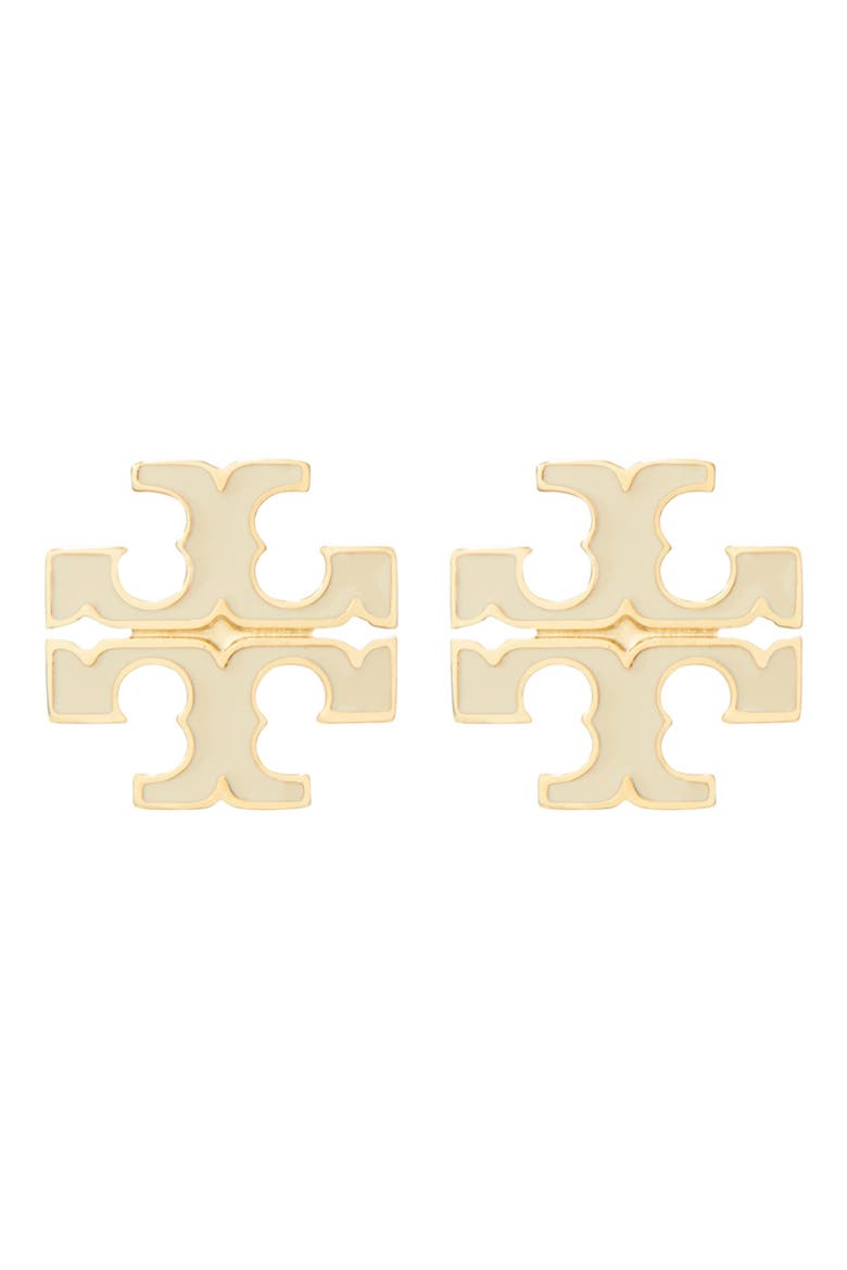 Small Icon Stud Earrings, Main, color, NEW IVORY