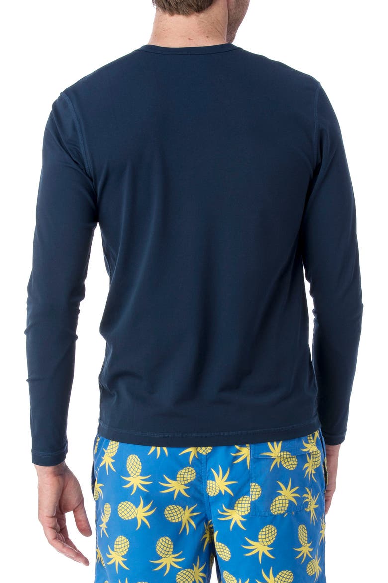 Long Sleeve Stretch Rashguard, Alternate, color, DEEP BLUE