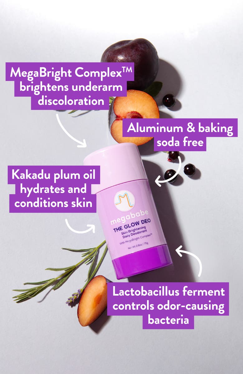 Megababe The Glow Deo Daily Deodorant, Alternate, color, Purple