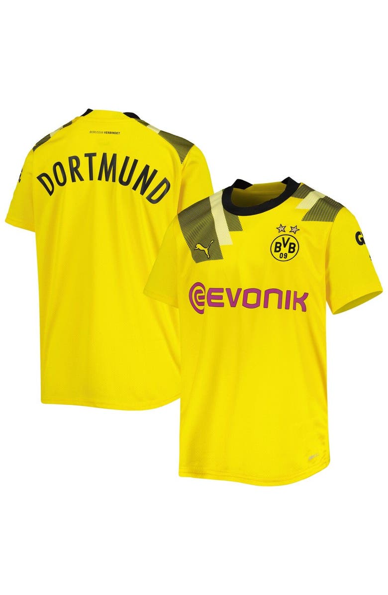 PUMA Youth Puma Yellow Borussia Dortmund 2022/23 Replica Jersey, Main, color, 