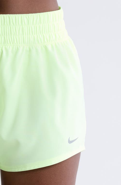 Nike Dri-fit Mid-rise 3-inch Brief-lined Shorts In Green