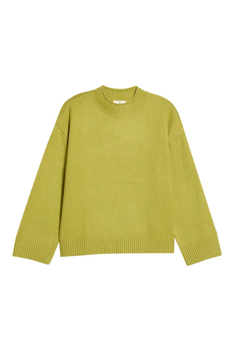 Everyday Easy Cotton Blend Sweater, Main, color, OLIVE PEAR