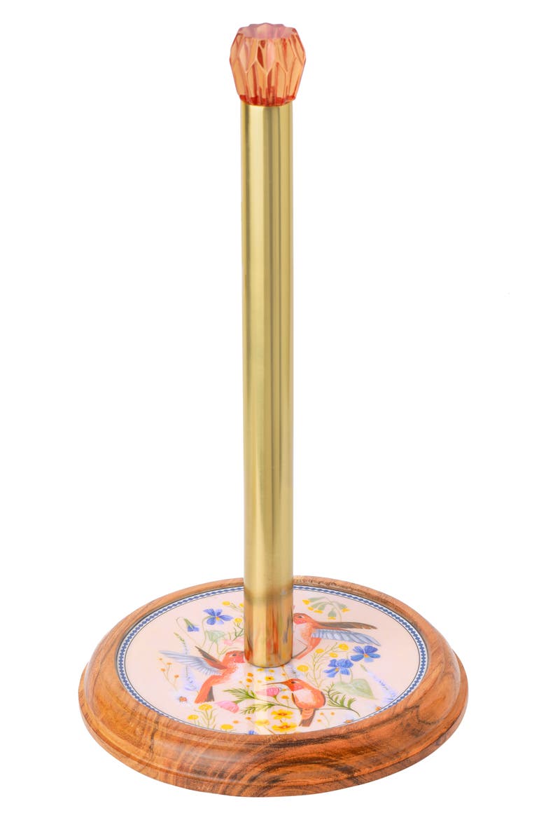 Songbird Garden Paper Towel Holder, Main, color, ORANGE